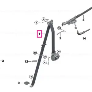 Ofertă specială Upper belt front left VENETOBEIGE - BMW