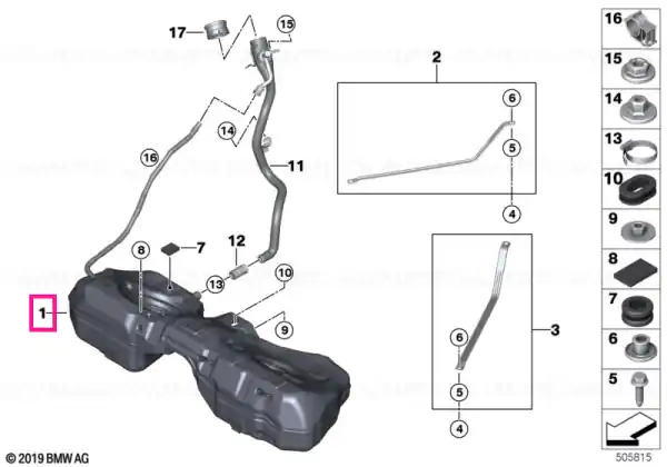 Preț promoțional Plastic fuel tank - BMW