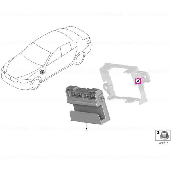 Carcasă suport - BMW Plată sigură