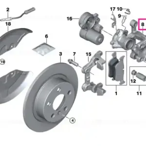 Carcasă etrier stânga - BMW Premium