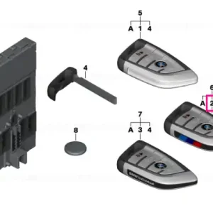 Calitate înaltă Radio remote control M Sport ECE+ROW - BMW