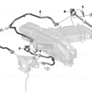 Lichidare de stoc Fuel Tank Breather Line - BMW