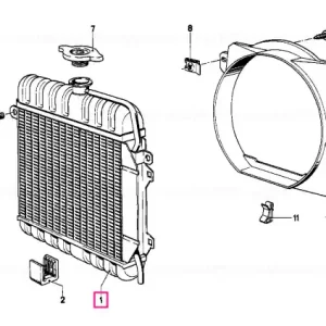 Radiator with transmission oil cooler - BMW Livrare gratuită