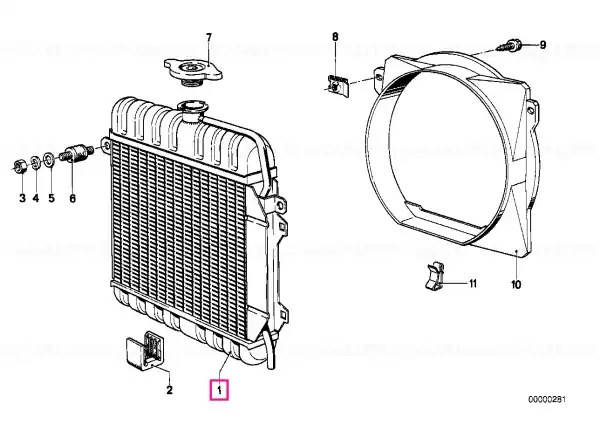Radiator with transmission oil cooler - BMW Livrare gratuită