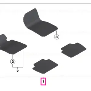 Set covorase velur OYSTER - BMW Ofertă exclusivă