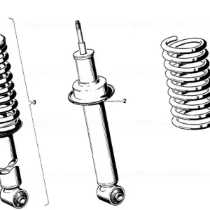 Coil spring - BMW Preț mic