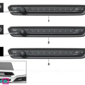 Operating unit audio - BMW Disponibil imediat