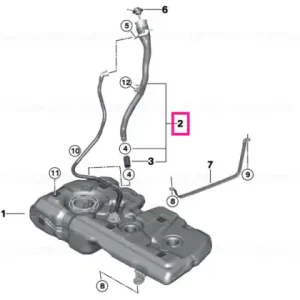 Reducere extra Plastic filler pipe - BMW
