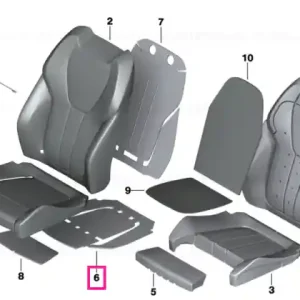 Heating element, sports seat - BMW Doar azi