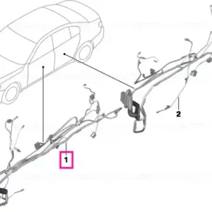 Ultima șansă Door cable harness, co-driver's side - BMW