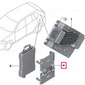 Suport adaptor modul CI Plus TV CARD - BMW Preț redus