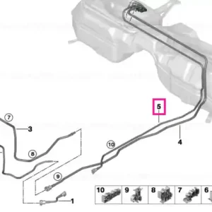 Cumpără online Rear fuel feed line - BMW