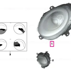 Reducere specială Far tehnologie LED, Dreapta - Mini Cabrio F57, Clubman F54, F55, F56 - intre 01.07.2015 si 28.02.2018