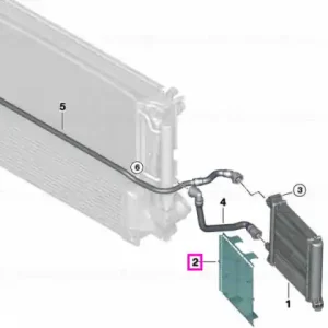 Protectie radiator extern, latime 165 mm - Mini Cabrio F57, Clubman F54, F56 Vezi acum