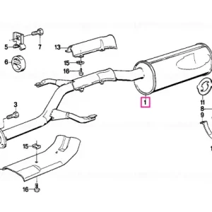 Lichidare de stoc Exhaust system - BMW
