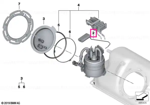 Doar azi Fuel level sensor - BMW