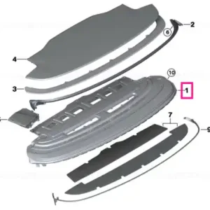 Folding top compartment lid - BMW Calitate înaltă