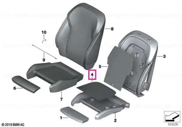 Popular Spacer fabrics, seat - BMW