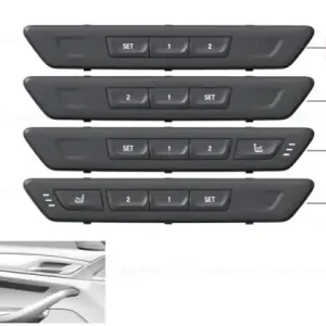Ofertă specială Operating unit seat functions left ELFENBEIN-WEISS - BMW