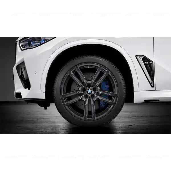 Preț promoțional Roată completă de iarnă - M Double Spoke 808M cu anvelopa Michelin Pilot Alpin 5 SUV - 295/35R21 107V XL - BMW X5M/X6M F95/F96 - punte față