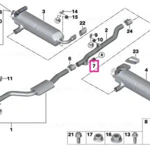 Retur ușor Vibration absorber 155HZ - BMW