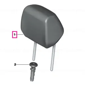 Headrest Alcantara ANTHRAZIT - BMW Plată sigură