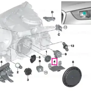 LED module, daytime running lights, left - BMW Premium