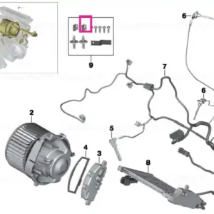 Preț promoțional Wiring set, heater/air conditioning - BMW