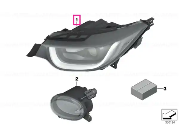 Premium Headlight, LED technology, right - BMW