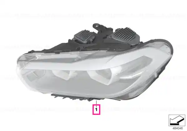 Headlight, LED technology, left - BMW Reduceri