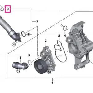Plată securizată O-ring 28,7X2,5 - BMW
