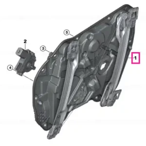 Livrare expres Carrier, door front right - BMW