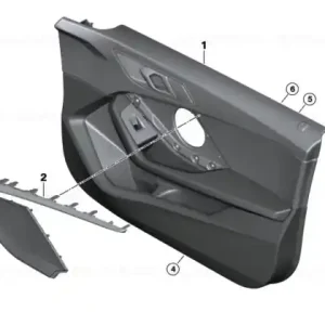 Comandă acum Capac difuzor dreapta BLACK - BMW