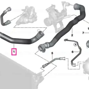 Livrare expres Furtun radiator - BMW