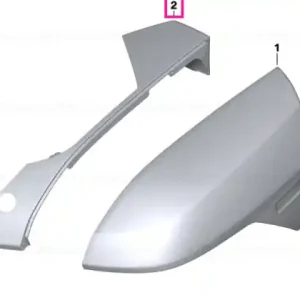 Trim, case floor, top right BLACKSTORM - BMW Motorrad Ofertă de sezon