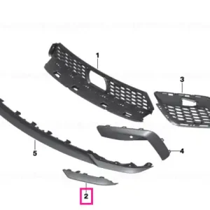 Expediere rapidă Pressure lip, front left -M- / CFK - BMW