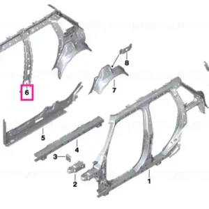 Mai ieftin Left interior side frame - BMW - Mini