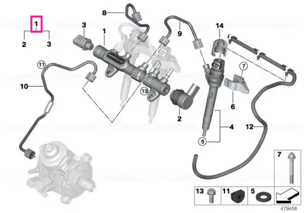 Pressure accumulator - BMW Calitate înaltă