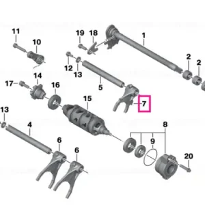 Vezi acum Shifting fork 5nd and 6th gear - BMW Motorrad