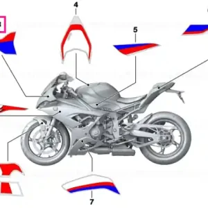 Decor fairing top section, left - BMW Motorrad Mai ieftin