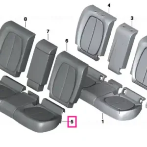 Husă scaun basic din piele - SCHWARZ/BRAUN - BMW Nu rata
