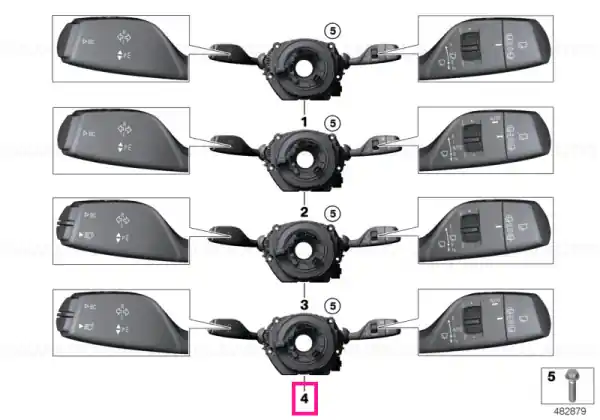 Reducere extra Bloc intrerupator coloana directie - BMW