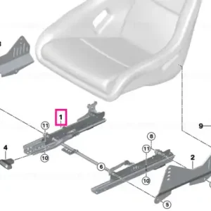 seat mechanism left GTS - BMW Popular