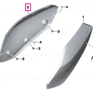 Trim coadă dreapta, ROHTEIL/BLANK ROHTEIL / BLANK - BMW Motorrad Plată securizată