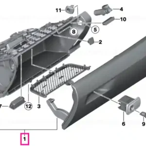 Glove box OYSTER - BMW Livrare rapidă