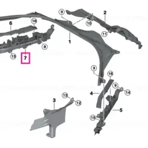 Promoție Firewall, lower section, right - BMW