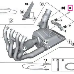 Step bolt M8 - BMW Motorrad Ofertă exclusivă