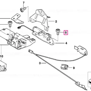 Șurub Torx cu șaibă ISA M6X21 - BMW - Mini Ofertă limitată
