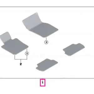 Set covoraşe podea ANTHRAZIT - BMW - Mini Reduceri