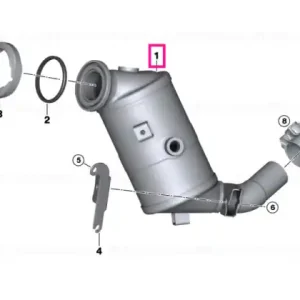 Exch catalytic converter close to engine - BMW Reduceri